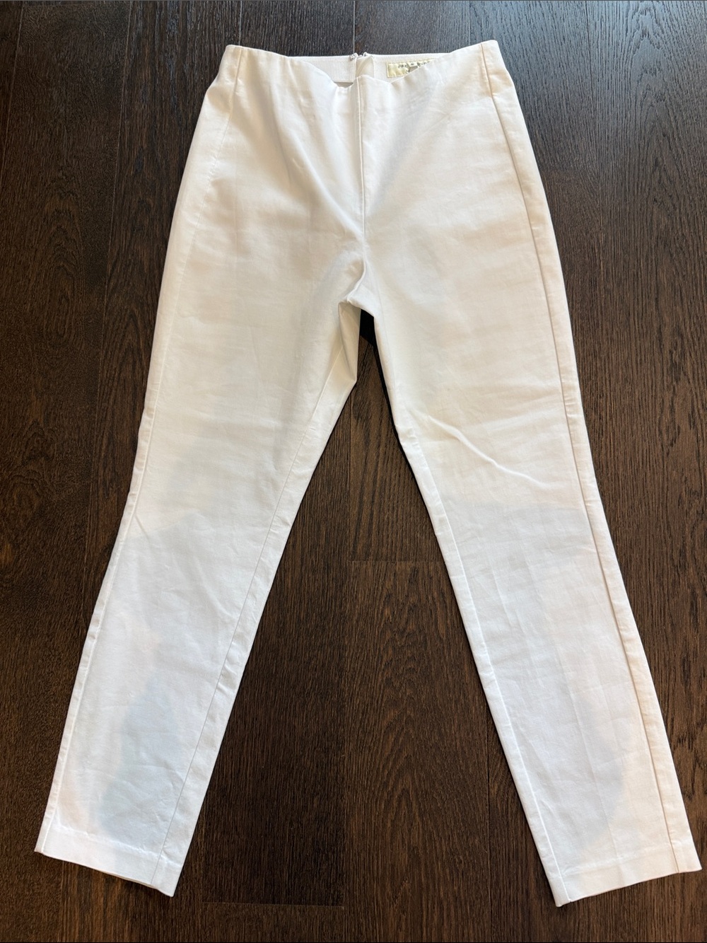 rag & bone White Slim Cropped Pants